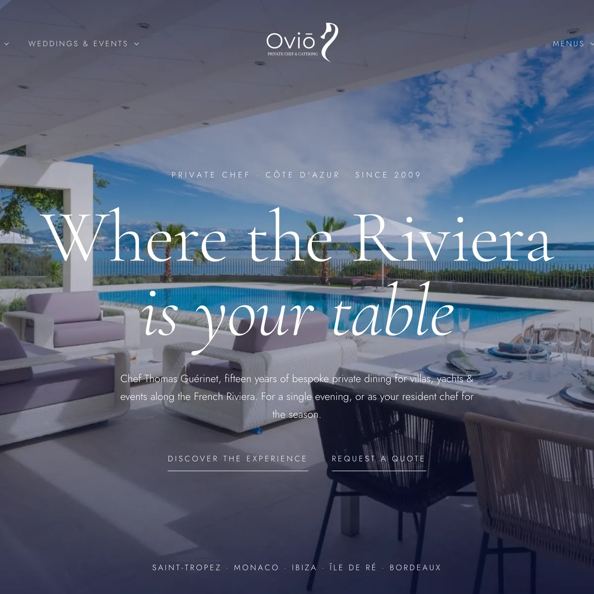 Site web de restaurant conçu par Studio Bamboo
