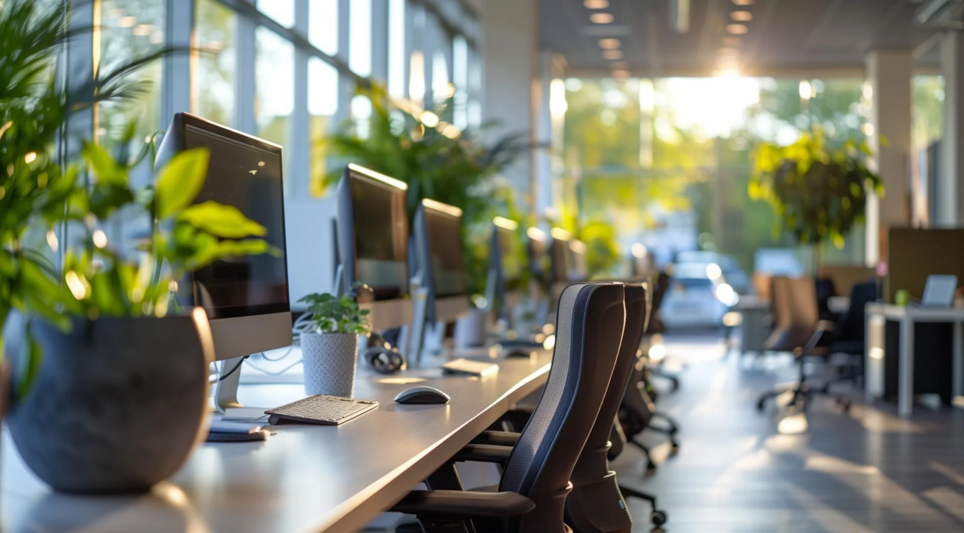 Bureaux modernes et lumineux